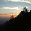 This photo of Sugarloaf was shot from the base of the Organ Needle before sunrise during a typical early approach (headlamps in and headlamps out).  