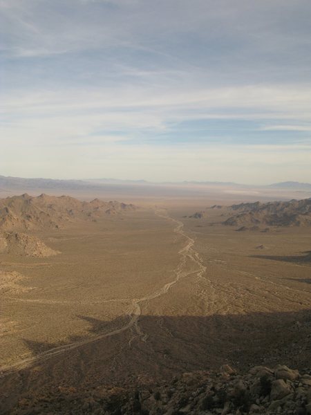 The view to the south from the Old Woman.