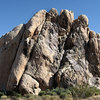 Crows Nest-North Face in sunlight.<br>
Photo by Blitzo.