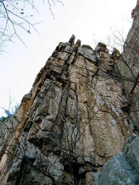 Face of a Thousand Pitons, Seneca Rocks, WV.<br>
<br>
