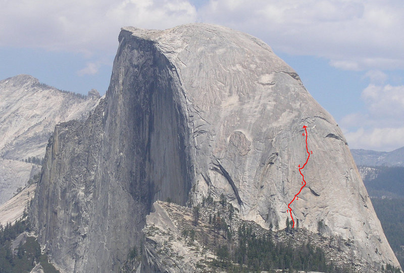 Blond Ike, SW face of Halfdome