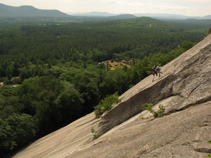 A leader on Sliding Board, taken from the Standard Route.