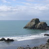 Camel Rock is a popular break just off shore from Houda point.