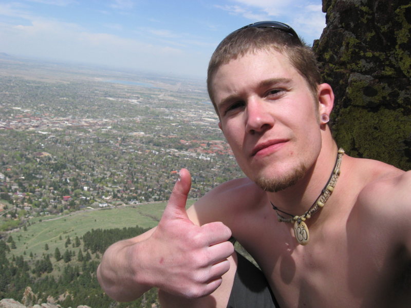 me on top of the first flatiron checkin it out