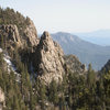 The Sentinel as seen from the top of 2nd Coming (5.8+).  