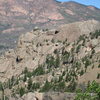 Big Rock from the Metberry Gulch approach.