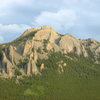 The Crags nearing sunset.