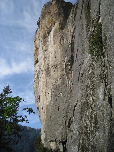 Leaning Tower from the descent, right after touchdown off the last rap.