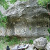 Grade A, V6. Red Bluff, near San Antonio, TX.