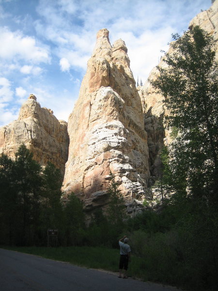 Tower Rock from the road.