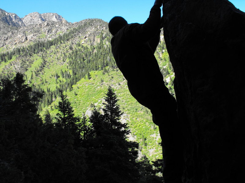 tony at the base of mule hollow