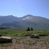 Mt Bierstadt taken from trail entrance by road