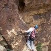 DeAngelo exploring the big corner on the last pitch.