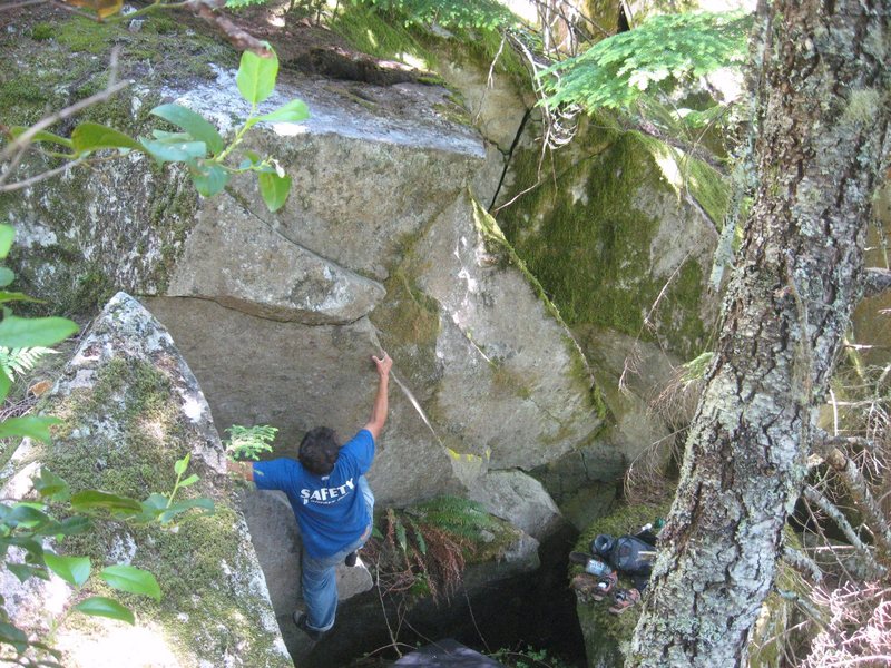 Quieres Moss? Working through the crux.