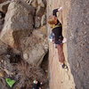 Tara leading Beta Slave. Jenny belaying.