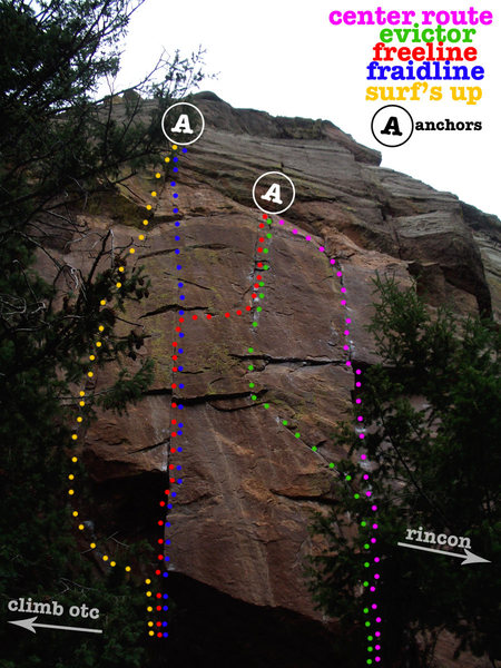 Topo to aid the confusion of shared starts, anchors, link ups, etc. Hopefully I have it right here. Cheers! <br>
<br>
