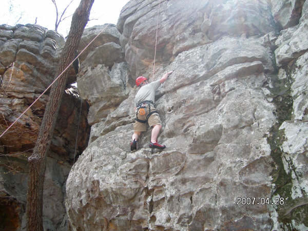 One of my first climbs