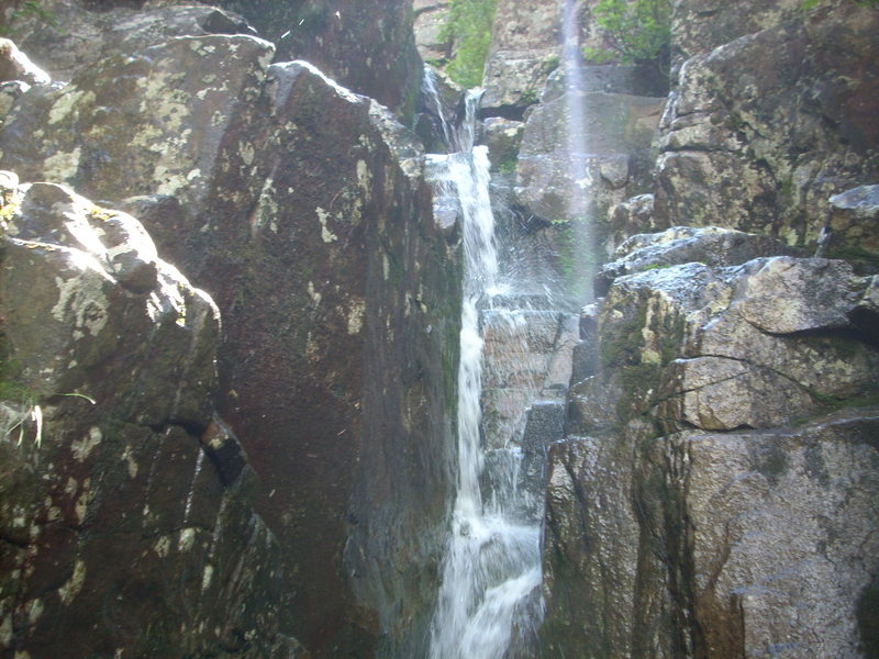 Man when I climbed it the water falls were gushing pretty good!This is an excellent solo! 