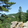 White Pines West as seen from Box Prairie/Dragon Scales Rocks.