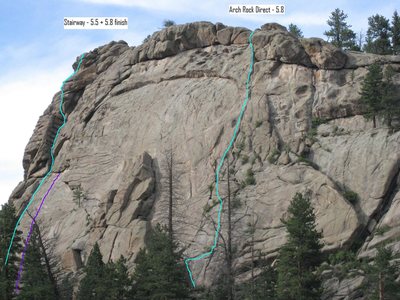The Stairway, Waiting for the Stairway, and Arch Rock Direct.