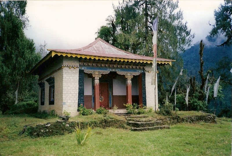 The Dubdi monastery, the oldest Buddhist monastery in Sikkim.