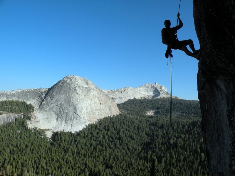 Nick rapping off Daff dome