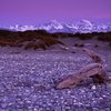 The Southern Alps seen from Gillespies Beach