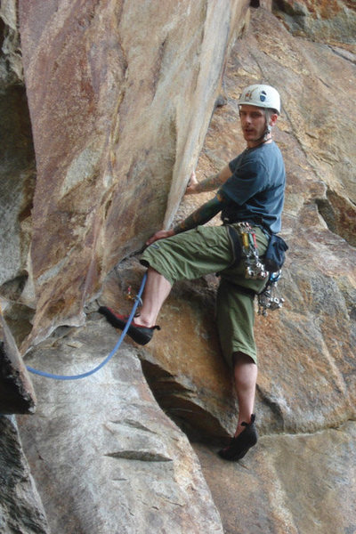 Me on the nice layback crack, fun...