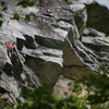 Rich Gottlieb, just after the crux on P2.