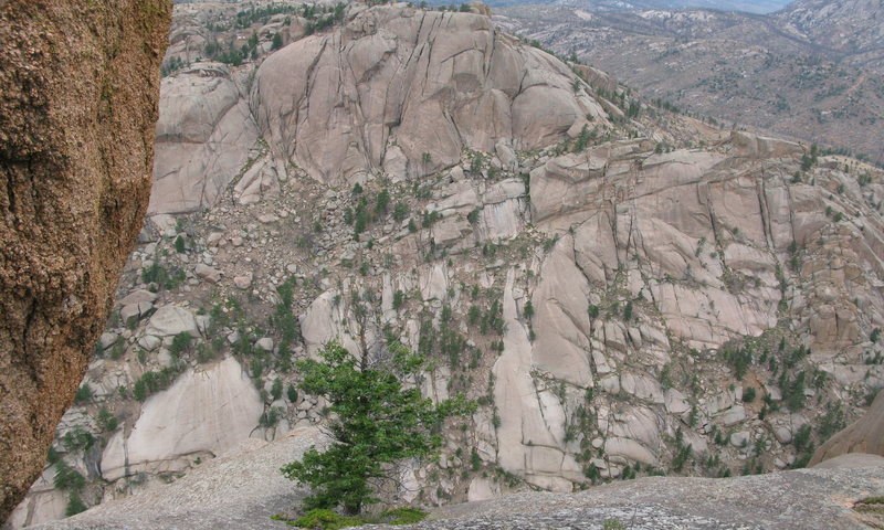 Tick Dome as seem from the summit of the BRCM.