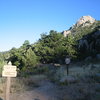 Trail up to Batman Rock and Pinnacle.