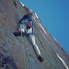 On the thin section of the last pitch.<br>
<br>
Photo by Chip Ruckgaber, July, '87.