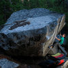 Climber: Justin Jaeger.<br>
Photo: Andy Mann.