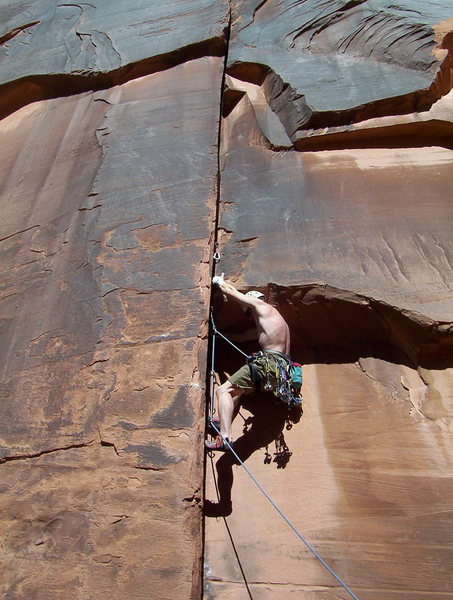 Crack Climbing San Rafael Swell