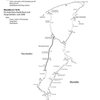 Topo for two new (2008) routes on Half Dome's SW Face