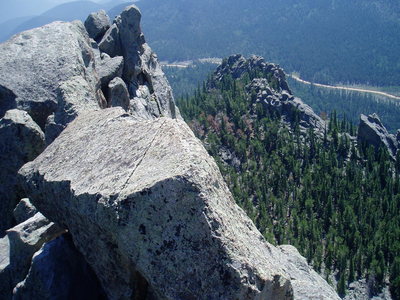 Along the ridge of Mt. Thorodin. View of the 3rd from the 2nd.