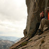 Tony and I perched somewhere (not the summit) on North Pal