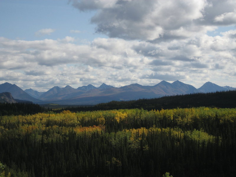 Fall in the Alaska Range