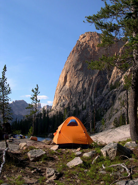 Camp below The Elephant's Perch.