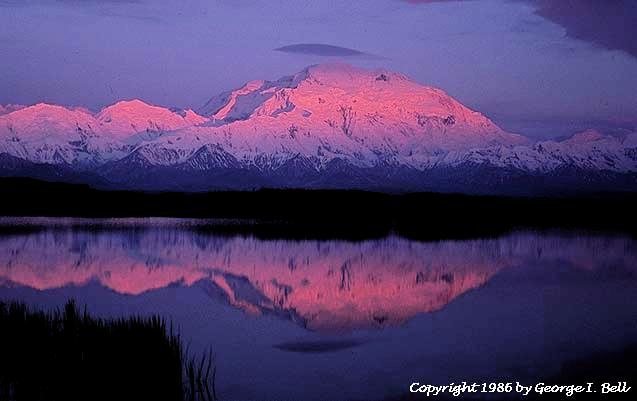 The north side of Denali from near Wonder Lake.