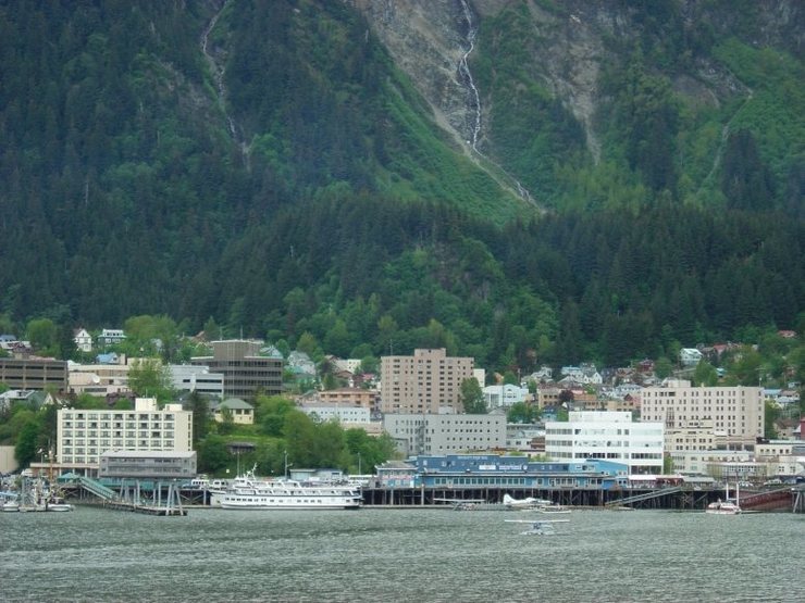 Juneau from the water.  May '07.