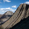 Vestal Peak and Wham Ridge as viewed from the Northeast Rib of Arrow Peak. West Trinity is the nearest peak in the background.