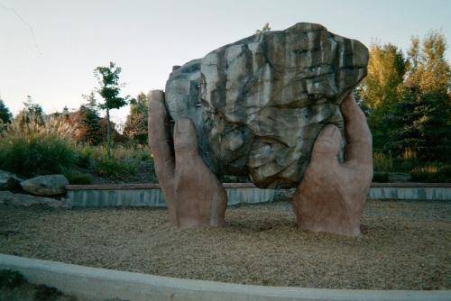 Manmade Boulder in Westlands Park