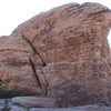 Cannibal Crag east side in th afternoon.