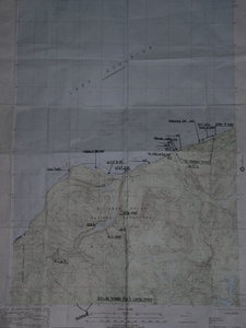Another map of mine that shows the ice climbs from Mosquito Beach to Twelve Mile Beach. Updated winter 06/07.<br>
Note: A lot more climbs are not on this map, I will take a new photo someday and upload it to MP.