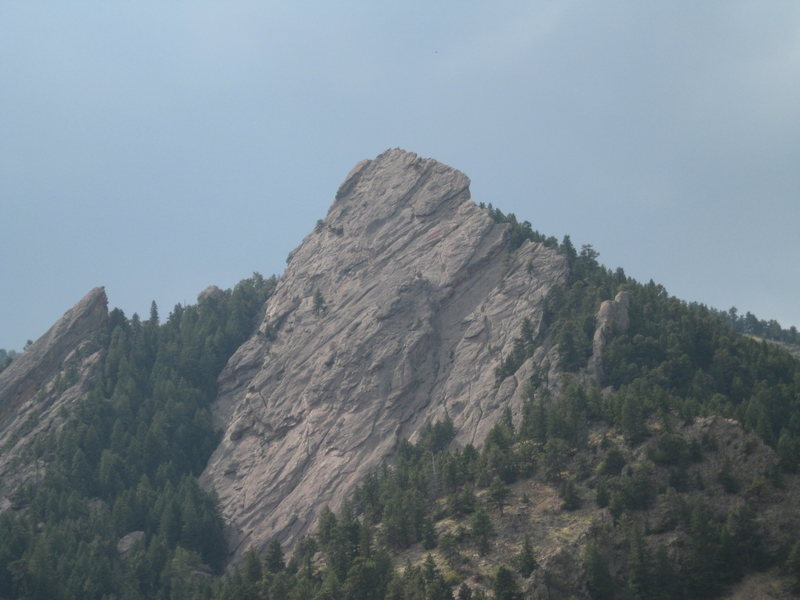 The mighty First Flatiron - post climb on a Friday afternoon in Boulder.