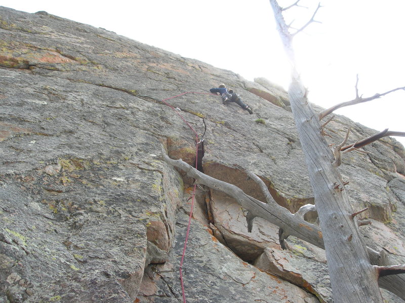 Nate A on the FA of the original line.   5-26-07