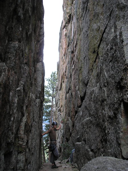 Saba after 100' abseil from top of Pear