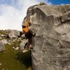 Climbing the classic Beautiful Edges in Spittle Hill.