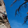 Anthony Vanleeuwen enjoys stellar granite at Castle Rock.